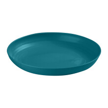 11" Round Plastic Dinner Plates – Reusable Wheat Straw, Dishwasher Safe, Compatible with Kitchen Use