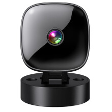 Cámara WiFi HD 1080P con Visión Nocturna, Rotación de 360, Protección para el Hogar, Vigilancia Inalámbrica WiFi.