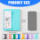 A 6 Spirals Notebook Diary Writing Pad Password Keeper Book with Indexed Password Organizers 3