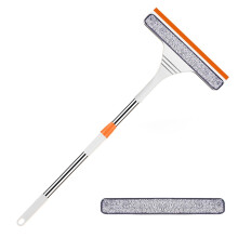 2026 New 2-in-1 Extendable Window Cleaning Kit with Squeegee & Brush – Compatible with Standard Tools