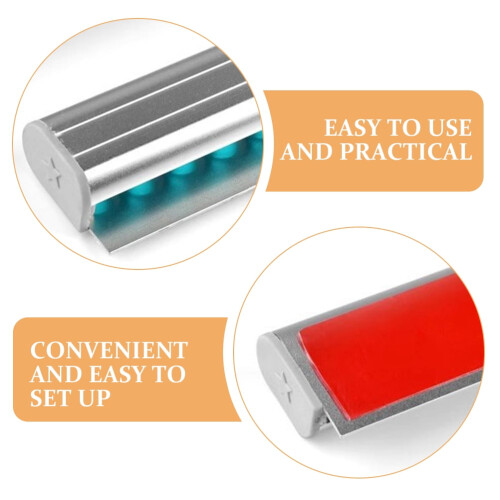 Kitchen Order Holder Rail Wall Mounted Aluminum Alloy 2 pcs 2