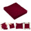 Red Paper Cocktail Napkins Elegant Disposable 20 Pcs 1