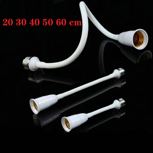 Flexible Light Bulb Lamp Socket Adapter Extender/Adjustable Bulb Socket Extension Light Fixtures LED Light Stand 1