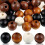 Wooden Round Beads Large Hole 100 pcs 1