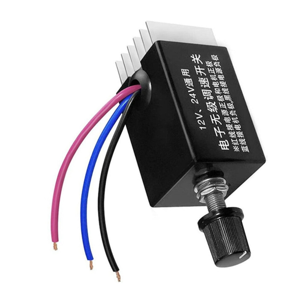 Dc 12V/24V Motor Speed Controller Switch Car Truck Fan Heater Control Defroster 9193271172109