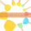 Art Sponge Stamps Set 12 pcs 7