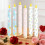 LED Remote Timer Candles Flickering Flame 6 Pcs 6