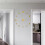 Acrylic Wall Clock Gold Small 40cm Silent Three-Dimensional 3