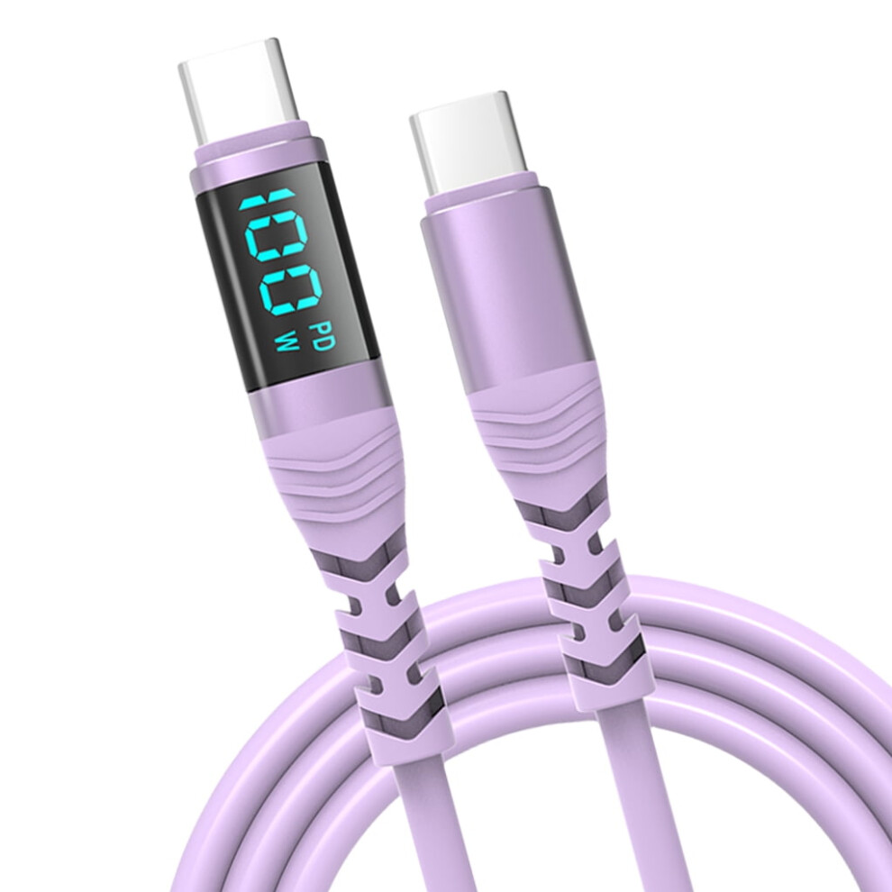 Usb C To Usb C Cable 100W/5A Quick Charge Fast Charging 480Mbps Transfer Data Wire For Smartphones Tablets Laptops 9557311457555