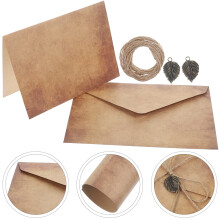 HEMOTON 5 Sets Envelopes Letter Size Envelops Vintage Stationery