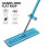 Microfiber Flat Mop Hands Free Squeeze Cleaning Floor Washable Mop w1a 1
