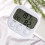 Higrômetro digital retangular (1 unidade) para ambientes internos com visor de temperatura. 1