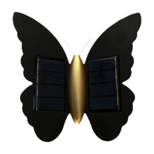 Solar Butterfly Wall Wash Light, Waterproof Outdoor Pathway & Stair Lamp for Courtyard, Balcony, Patio – Compatible with Garden Ambiance