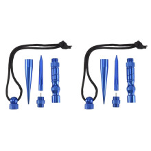 2X Outils de Nouage de Paracorde, Aiguilles de Laçage, Outils de Paracorde, Bricolage, Tissage, Laçage, Aiguilles de Couture et Outil de Lissage