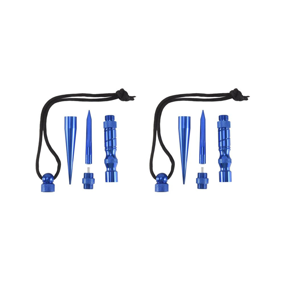 2X Paracord Knotter Tools Lacing Needles Paracord Tools Diy Weaving Lacing Stitching Needles And Smoothing Tool 6033507479592