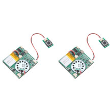2X Moduł USB do Nagrywania Muzyki DIY Moduł Dźwiękowy do Nagrywania MP3 Moduł Dźwiękowy do Pobrania Przez USB, Przycisk