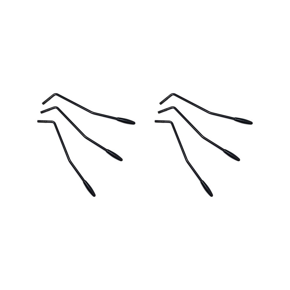 6 Pieces 6Mm Thread Tremolo Arm Whammy Bar For Stratocaster Electric Guitar Tremolo System,Black 6132286785938