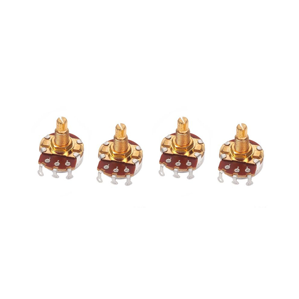 4 Pcs Guitar Bass Volume Tone Control Pots Potentiometer A250k 4711520390286
