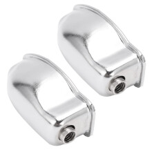 2 Stück Chrome Eisen Snare Drum Ohrsets – Robustes Musikalisches Zubehör WC27C