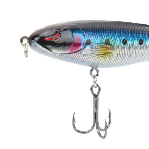 Schwimmende Bleistiftköder 5 Stück Kunststoff Oberflächenköder Wasseroberflächen-Trolling 9cm/13g 2