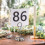 200Pcs Table Numbers 1-100,Plastic Table Numbers, Double Sided Table Number Cards for Wedding Reception Restaurant Table 6