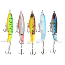 Schwimmende Bleistiftköder 5 Stück Kunststoff Oberflächenköder Wasseroberflächen-Trolling 9cm/13g