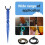 2X Paracord Knotter Tools Lacing Needles Paracord Tools DIY Tecelagem Lacing Stitching Needles e Smoothing Tool 8