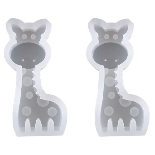 2X Tier Silikon Form, DIY Silikon Kerze Form, 3D Form (Giraffe)