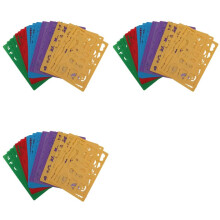 60 Pcs Children Christmas Halloween DIY Drawing Stencils Hollow Board Set for Kids Plastic Painting Template