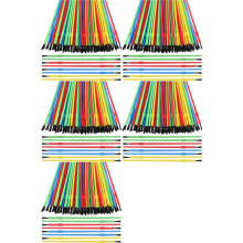500 Pieces Paint Brush Bulk Plastic Paint Brush Set Oil Painting Watercolor Brush Classroom Supplies for Arts and Crafts