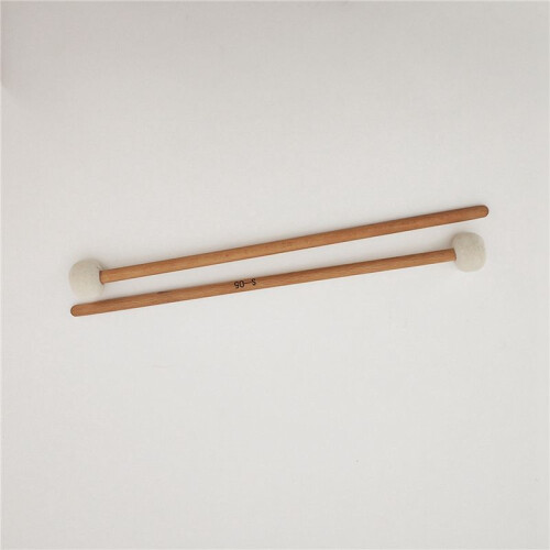 3 Pair  Mallets Drumsticks Drum Sticks with Wood Handle for Percussion Instrument Accessories 2