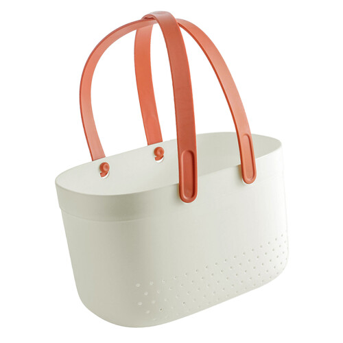 Multifunctional Handheld Plastic Storage Basket, Large Capacity