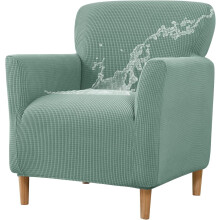 Housse de fauteuil extensible avec accoudoirs pour salon