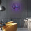 Horloge murale en vinyle Vikings avec lumière LED 2