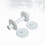 Fondant Cake Decoration Set White 6 Pieces 3