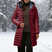 Veste Ă capuche Ă blocs de couleur pour femme, manches longues, coupe ample