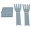 Kitchen Glove Holder Drying Rack Plastic Sink Stand 1