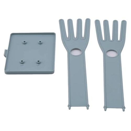 Kitchen Glove Holder Drying Rack Plastic Sink Stand