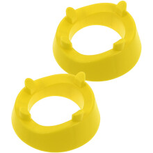 MLINS2Pcs Rugby Kicking Te Supporto per calcio Supporto per allenamento Attrezzatura per calciare Accessori per ragazzi Adulti Bambini Giallo