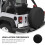 Capa para pneu de trailer/motorhome, preta, PVC, pacote com 1 unidade, 13 polegadas. 6