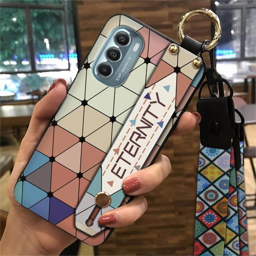 Moto G Stylus 5G 2022 Phone Case With Kickstand, Wrist Strap & Ring Â Anti-Knock Silicone Protective Cover 9358459402267