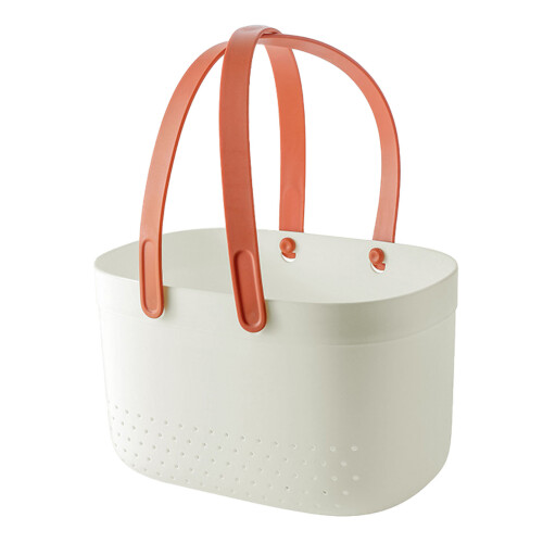 Multifunctional Handheld Plastic Storage Basket, Large Capacity 2
