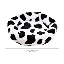 Dog Bed Medium Donut Calming Pet Mat 17.7 Inch