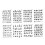 Painting Template Stencil Set for Journal, 8 Pieces 4