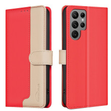 Leather Wallet Phone Case Compatible with Samsung Galaxy S21 Ultra/S21 FE/S21 Plus – Card Holder & Zipper