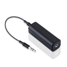 Plastic -Audio Cable Clear Sound Filter 3.5mm Aux Anti-interference Portable Noise Isolator Ground Loop Black Car Accessories