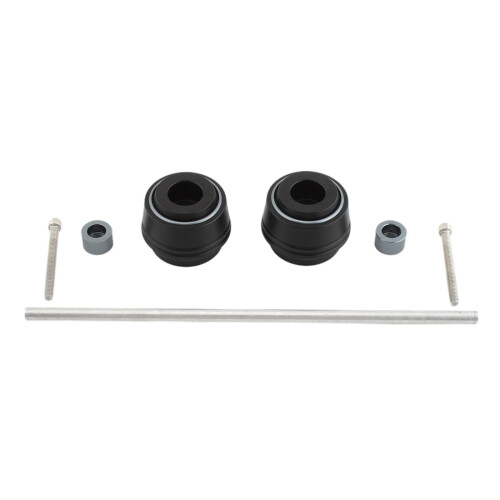 Front Axle Crash Protector Wheel Fork Slider, Directly Replace, Motorcycle Accessories, Easy to Install for 368D 368G 368E Silver
