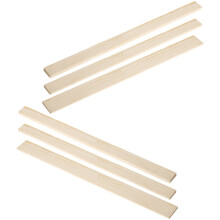 Wood Clay Stripping Strip for Pottery Craft 6 pcs