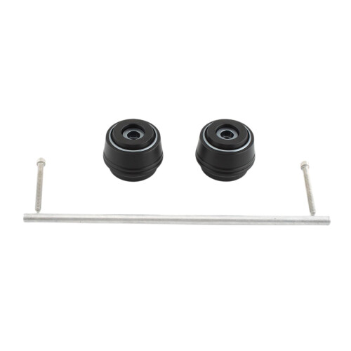 Front Axle Crash Protector Wheel Fork Slider, Directly Replace, Motorcycle Accessories, Easy to Install for 368D 368G 368E Silver 1
