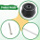 Front Axle Crash Protector Wheel Fork Slider, Directly Replace, Motorcycle Accessories, Easy to Install for 368D 368G 368E Silver 6